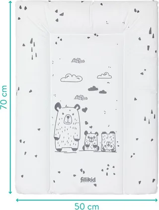 Wickelauflage Softy (1-tlg), Made in Europe by Fillikid in White – product photo 5 of 5
