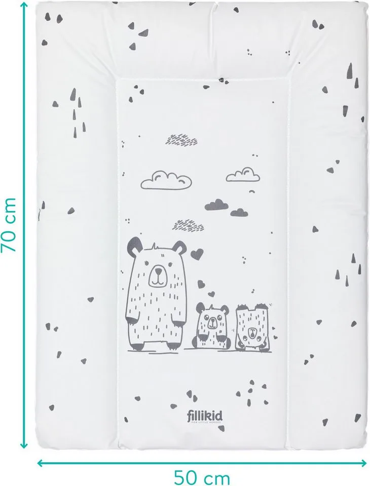 Wickelauflage Softy (1-tlg), Made in Europe by Fillikid in White – product photo 5 of 5