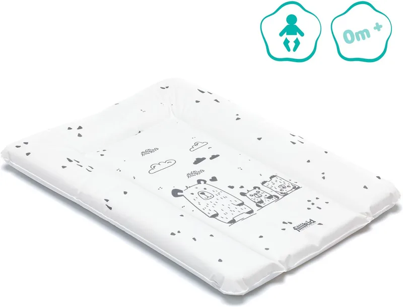 Wickelauflage Softy (1-tlg), Made in Europe by Fillikid in White – product photo 2 of 5