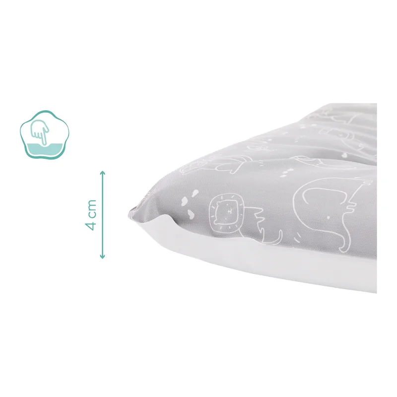 Wickelauflage Softy 50x70 cm van Fillikid in Grijs, 50 × 4 mm – productfoto 2 van 3