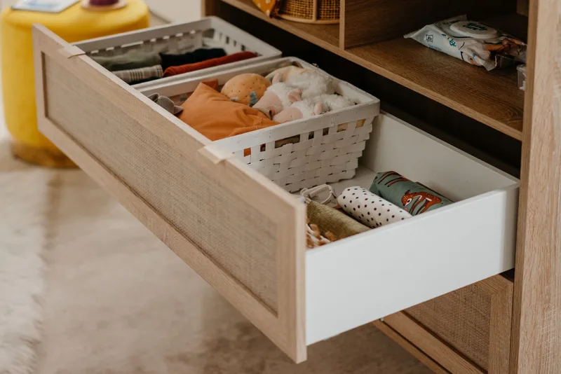 Commode Finori Bali Eiken/Riet Decor incl. Opzet van Finori – productfoto 4 van 4