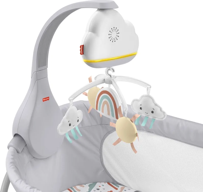 Regenboog Muziekmobiel voor Wieg of Babybedje van Fisher-Price in Meerkleurig – productfoto 1 van 4
