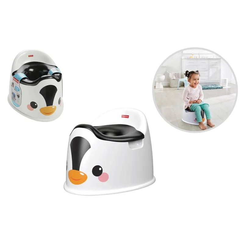 Töpfchen Pinguin de Fisher-Price en Multicolore, 29 × 36 × 25 mm – photo produit