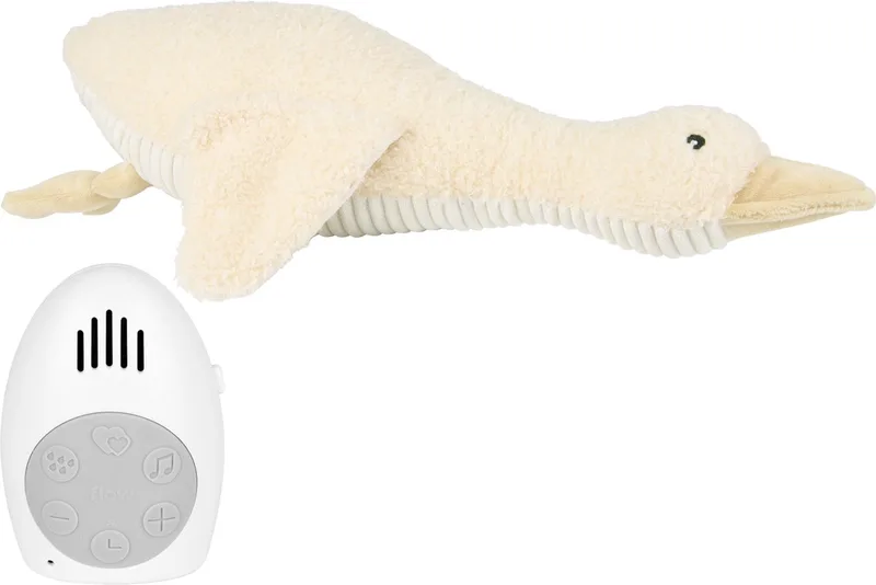 Hartslag knuffel - Liva - Huilsensor - White noise - Hartslag - 2 Melodieën van Flow Amsterdam in Beige – productfoto