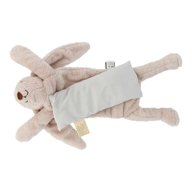 Warmteknuffel haas Milo van Flow Amsterdam in Beige, 45 × 15 × 4 mm – productfoto 2 van 3