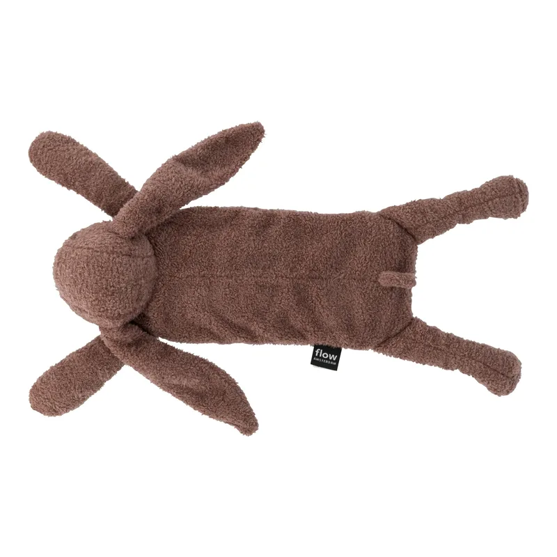 Warmteknuffel haas Milo van Flow Amsterdam in Bruin, 45 × 15 × 4 mm – productfoto