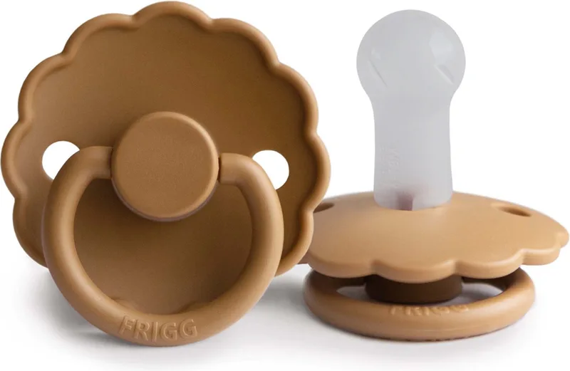 DAISY Fopspeen 1 stuks - Siliconen - Maat 1 - 0-6 maanden de Frigg en Cappucino – photo produit