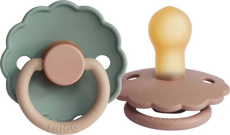 Daisy Fopspeen - 6-18 mnd (2 stuks) - Blooming R.Gold/Willow de Frigg en Or – photo produit