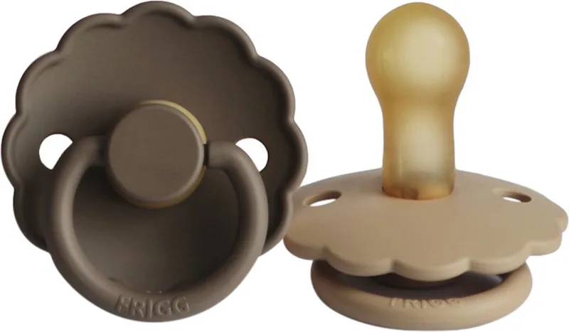 Daisy Fopspeen Croissant / Portobello 0-6 Mnd 2 Stuks de Frigg en Croissant Portobello – photo produit