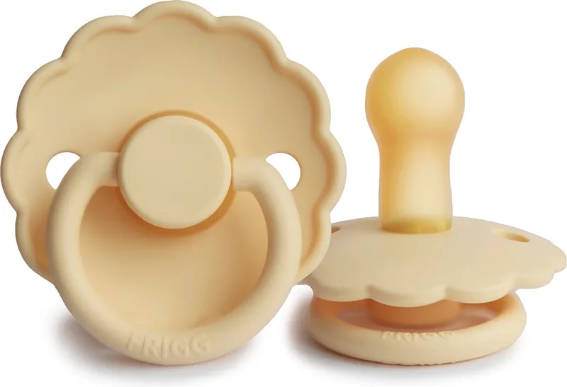 daisy - fopspeen latex - pale daffodil - t2 de Frigg en [Geel] – photo produit