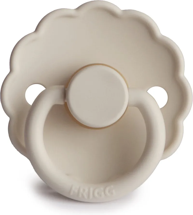 Daisy | Maat 2 | Fopspeen | 6-18 maand - Natuurrubber by Frigg in Sandstone – product photo