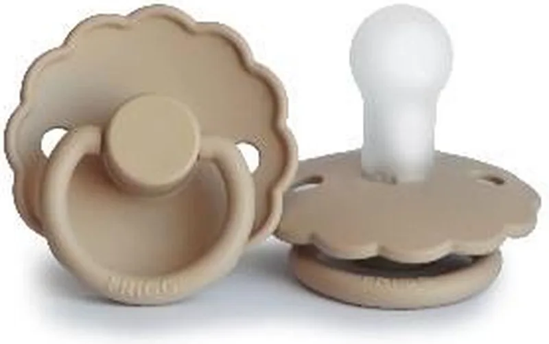 Daisy Siliconen Fopspeen 0-6M de Frigg en Croissant – photo produit