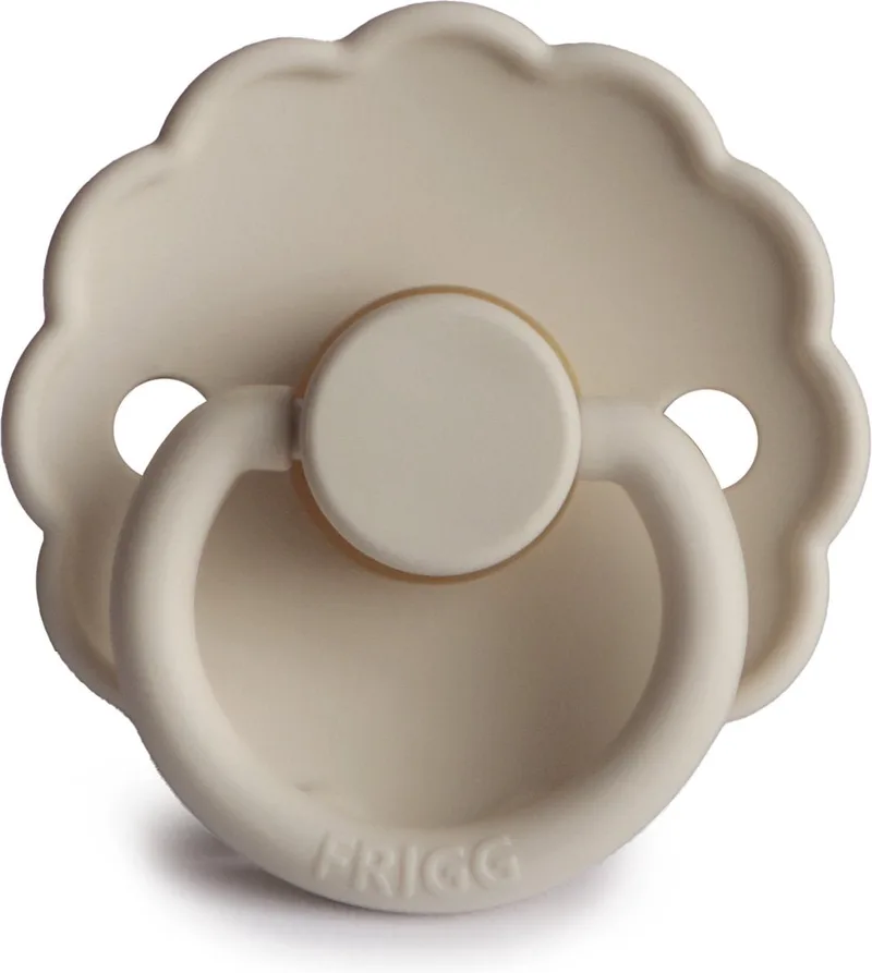 Daisy Siliconen Fopspeen 0-6M | Sandstone fra Frigg i [Beige] sandstone – produktbillede
