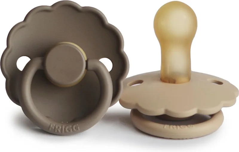 Daisy Speen - Set van 2 - BPA vrij - 6 tot 18 maanden - Croissant/Portobello de Frigg en Croissant, Portobello – photo produit