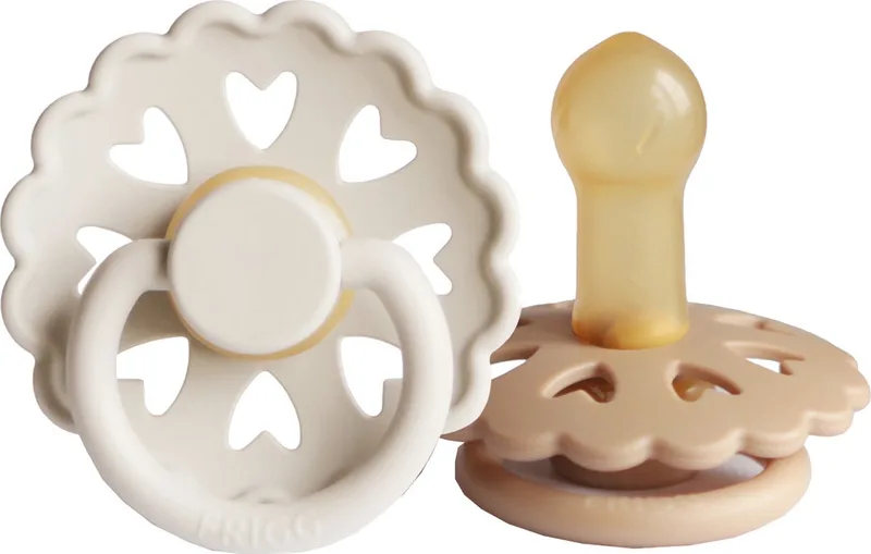 Fairytale Fopspeen Duckling / Emperor 6-18 Mnd 2 Stuks de Frigg en Beige – photo produit