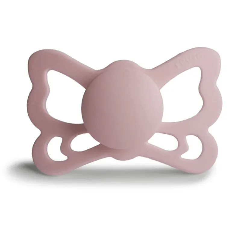 Fopspeen Butterfly Anatomical - Silicone - Blush (T1/T2) - T2 (6-18 maanden) van Frigg – productfoto