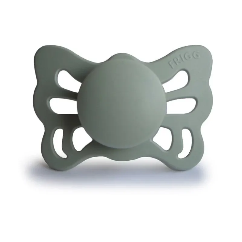 Fopspeen Butterfly Anatomical - Silicone - Sage (T1/T2) - T1 (0-6 maanden) de Frigg – photo produit