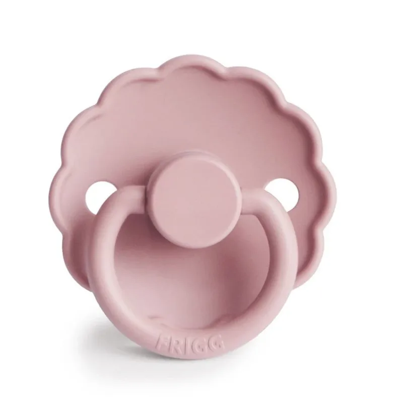 Fopspeen Daisy - Silicone - Baby Pink (T1/T2) - T1 (0-6 maanden) de Frigg – photo produit