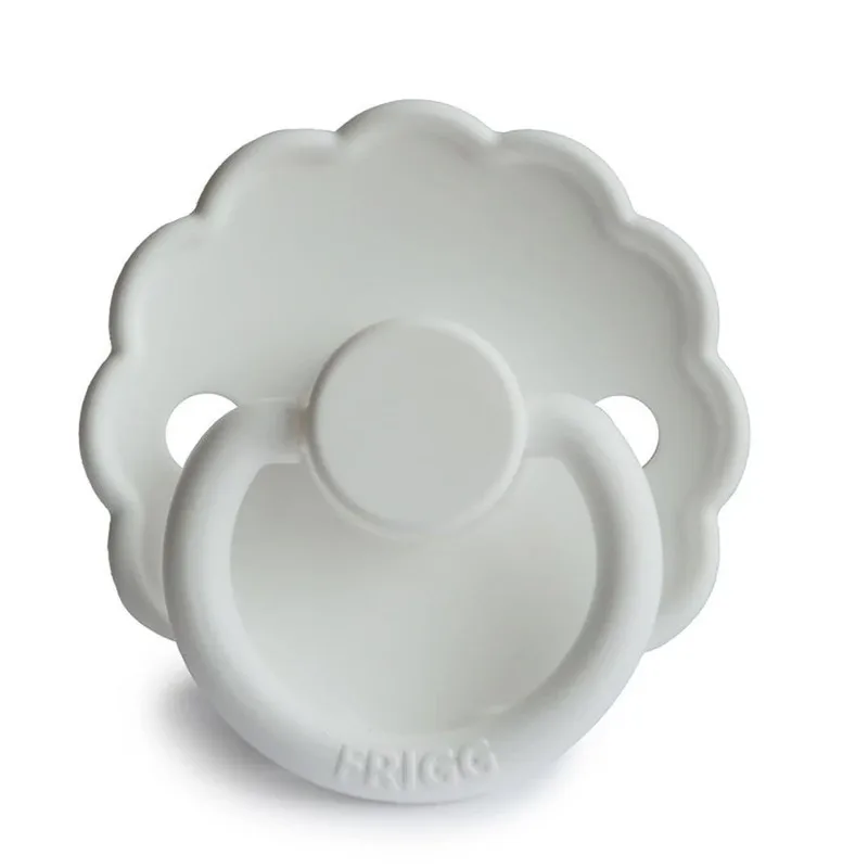 Fopspeen Daisy - Silicone - Bright White (T2) - T2 (6-18 maanden) de Frigg – photo produit