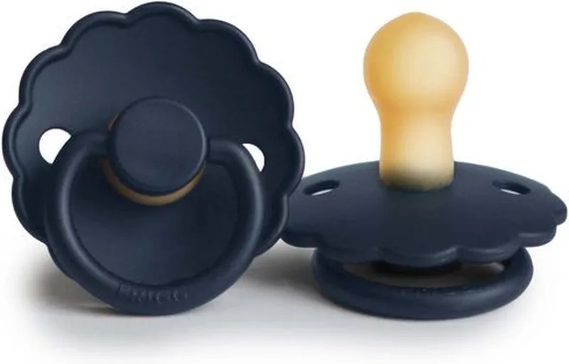 fopspeen latex - Daisy - 0-6 maanden by Frigg in Dark Navy – product photo