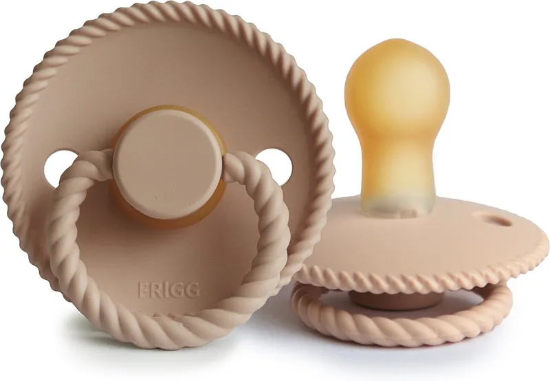 fopspeen latex Rope - 0-6 maanden de Frigg en Croissant – photo produit