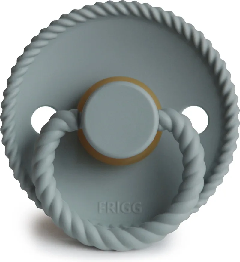 fopspeen latex Rope- 6-18 maanden de Frigg en French Gray – photo produit