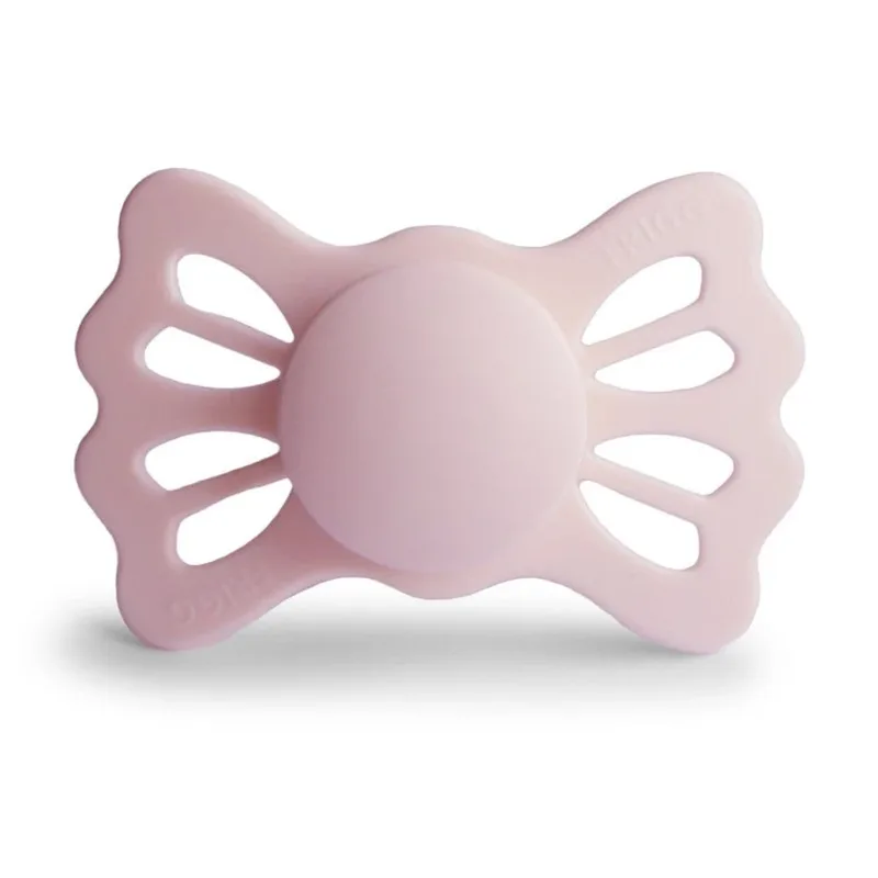 Fopspeen Lucky Symmetrical - Silicone - White Lilac (T2) de Frigg – photo produit