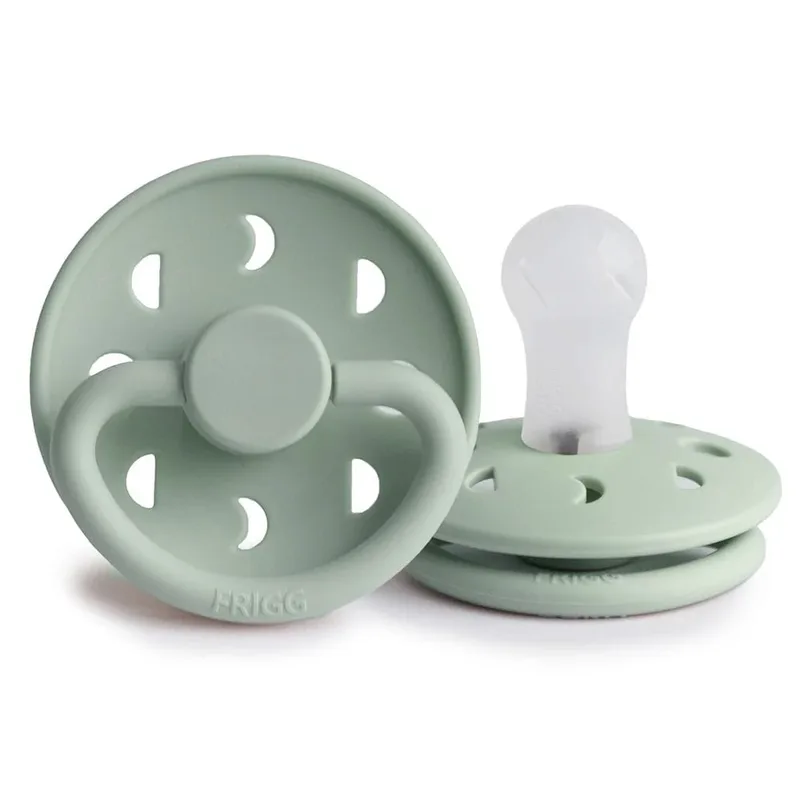 Fopspeen Moon - Silicone - Sage (T2) - T2 (6-18 maanden) de Frigg – photo produit