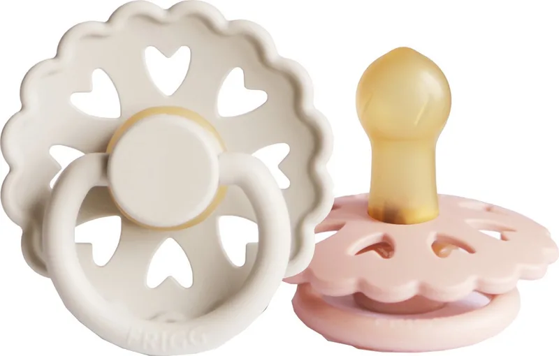 Fopspeen - Rond - 2 Stuks - 0-6 Mnd - Fairytale Duckling/Girl van Frigg in Duckling Girl – productfoto