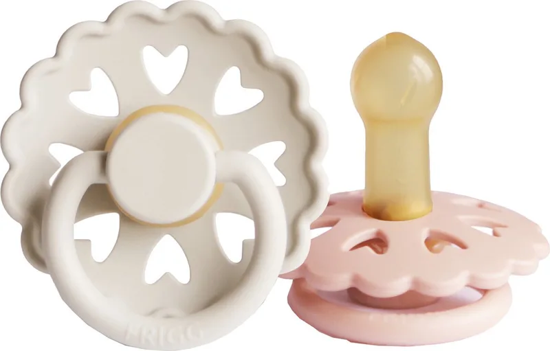 Fopspeen - Rond - 2 Stuks - 6-18 Mnd - Fairytale Duckling/Girl de Frigg en Rose – photo produit