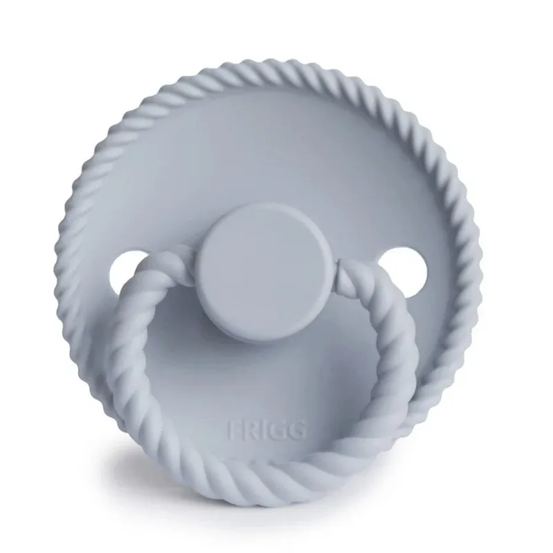 Fopspeen Rope - Silicone - Powder Blue (T2) - T1 (0-6 maanden) de Frigg – photo produit