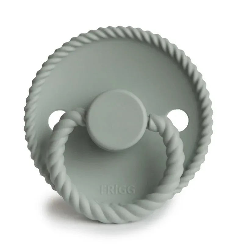 Fopspeen Rope - Silicone - Sage (T1/T2) - T1 (0-6 maanden) de Frigg – photo produit