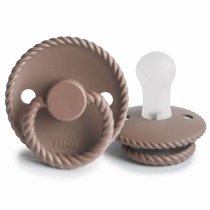 Fopspeen Rope - Silicone - Sepia (T1) - T1 (0-6 maanden) de Frigg – photo produit