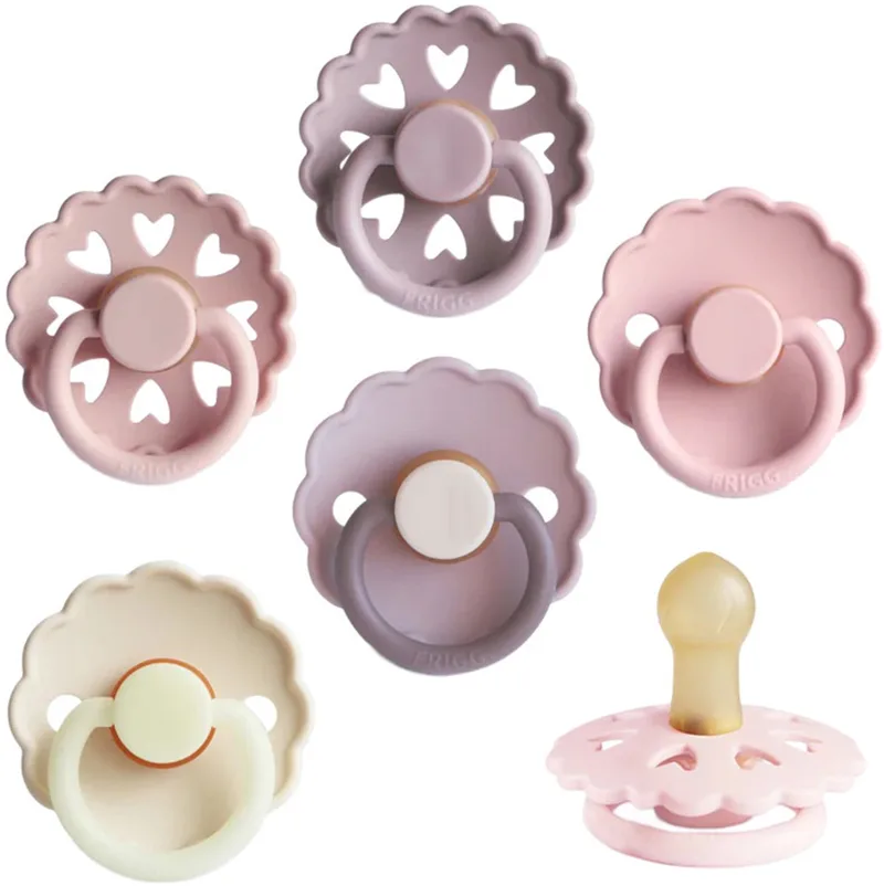 Fopspenen - 6-Pack - Blooming Love - Latex - 0-6 Mnd van Frigg in Bloem – productfoto