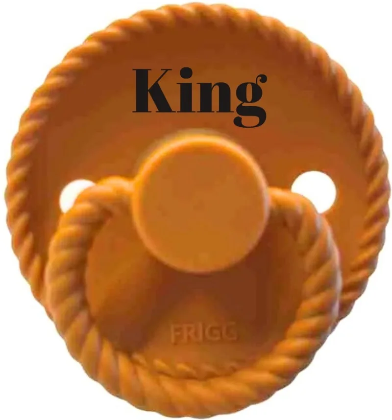 Koningsdag speen met KING - speen MAAT 2 de Frigg en Orange – photo produit