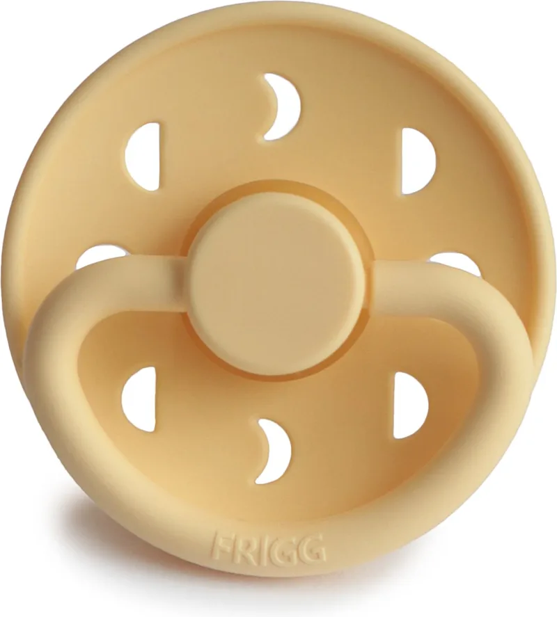 Moon Latex Fopspeen 6+M | Pale Daffodil fra Frigg i Paledaffodil – produktbillede