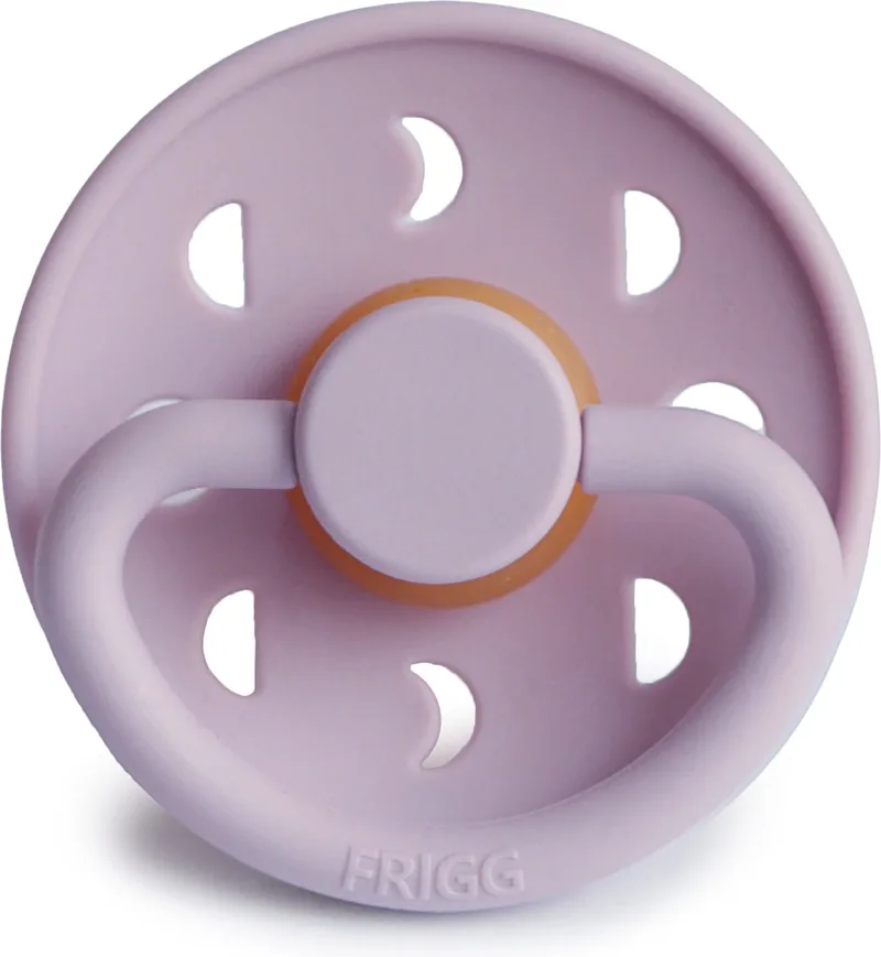 Moon Latex Fopspeen by Frigg in Soft Lilac – product photo
