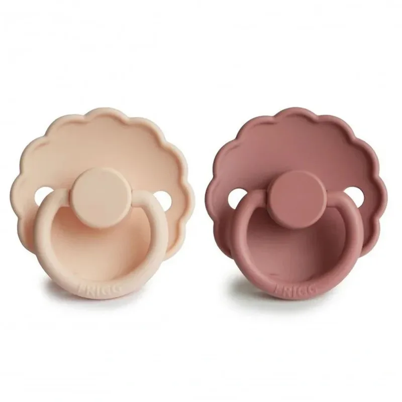 Speen Daisy Blooming Silicone 2-Pack - Pink Cream & Powder Blush (T1/T2)* - 0-6 maanden by Frigg – product photo