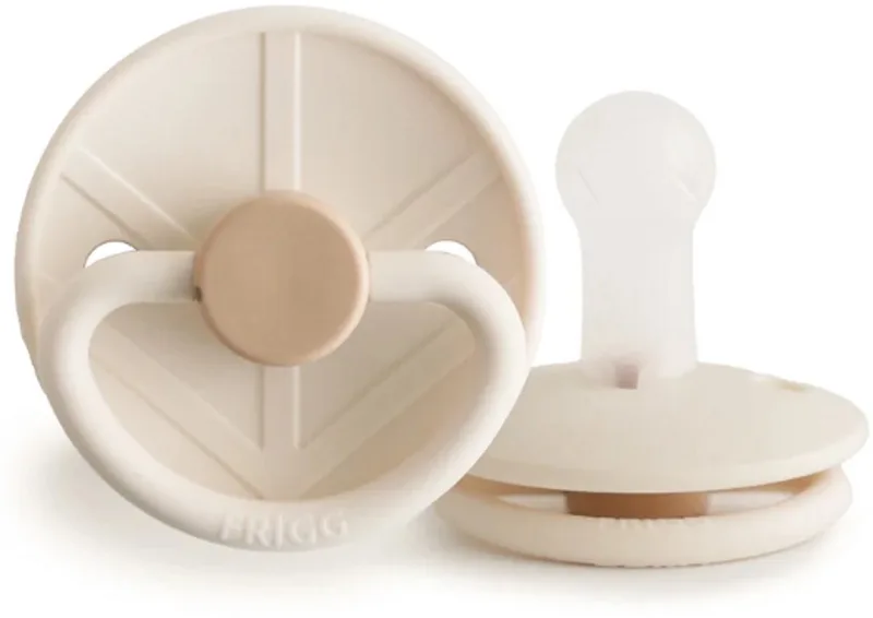 Viking Fopspeen 4 stuks - Siliconen - Maat 1 - 0-6 maanden by Frigg in Cream – product photo
