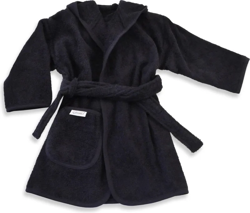 Badjas 0-12 Maanden Baby Badjas, Badjas Kinderen, Peuterbadjas - 100% Katoenen Badstof - Zacht en Absorberend - Perfect na Zwemmen, Douchen of Badderen - Ideaal als Cadeau voor Baby’s en Kinderen från Funnies i Mörkblå – produktbild