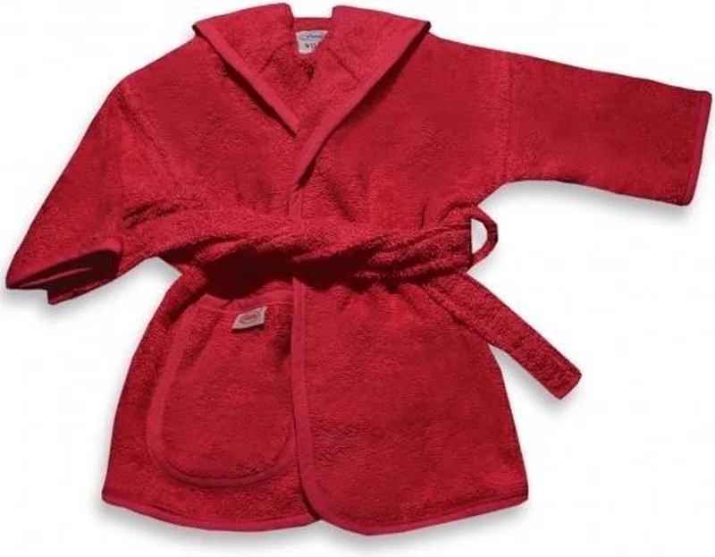 Badjas 0-12 Maanden Baby Badjas, Badjas Kinderen, Peuterbadjas - 100% Katoenen Badstof - Zacht en Absorberend - Perfect na Zwemmen, Douchen of Badderen - Ideaal als Cadeau voor Baby’s en Kinderen van Funnies in Fuchsia – productfoto