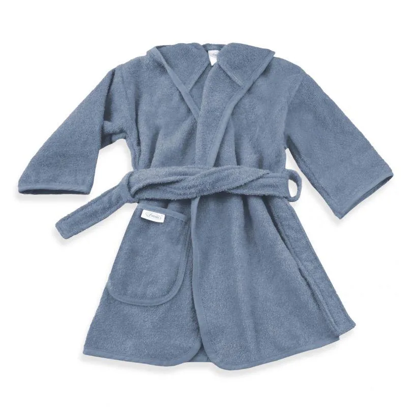 badjas katoen Grey Blue-1-2 jaar de Funnies – photo produit