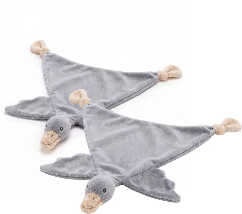 Guusje Knuffeldoekje Knuf 2-Pack - Set van 2 Zachte Knuffeldoekjes, Troostdoekjes, Babydoekjes - Heerlijk Zacht en Comfortabel - Perfect als Troostvriendje of Cadeau voor Baby’s en Peuters de Funnies en Eend – photo produit