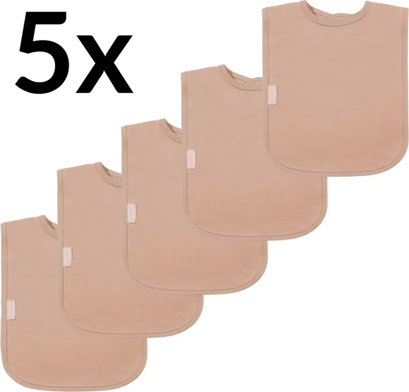 Interlock Slabben 5-Pack | Set Van 5 Stuks | Slabbers by Funnies in Pinkstone – product photo