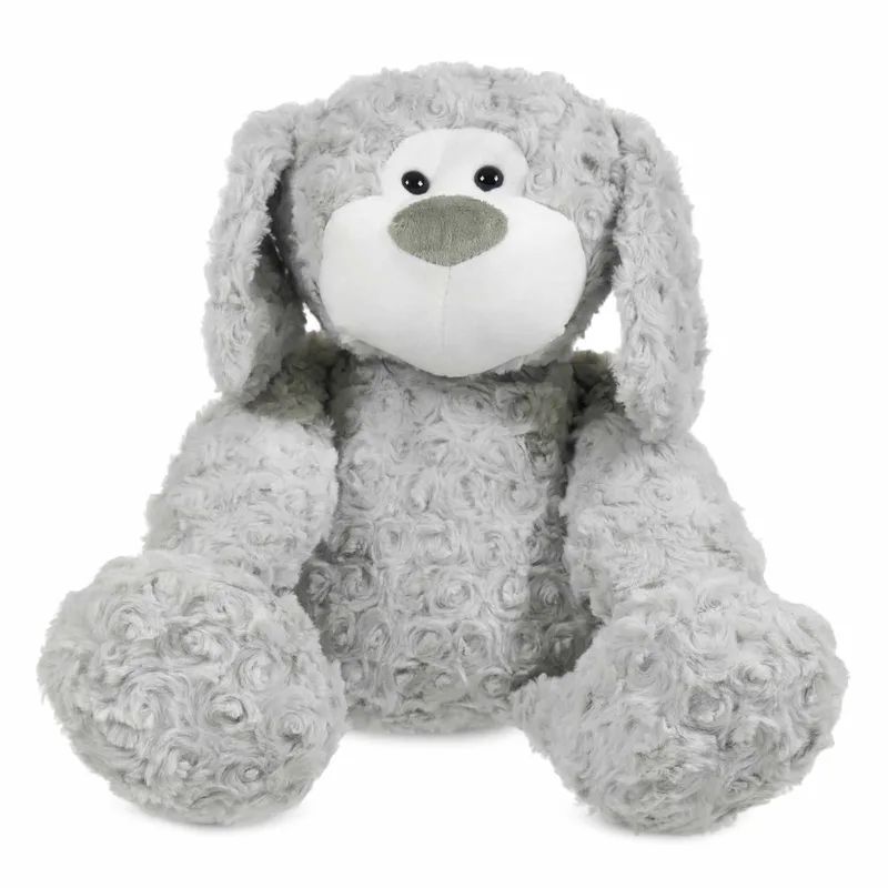 Knuffel 45cm - Zachte Knuffel voor Kinderen - Grote Pluche Knuffel - Knuffelspeelgoed voor Baby & Peuter - Cadeau voor Jongens & Meisjes från Funnies i Hond Grijs – produktbild