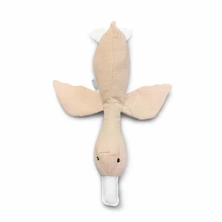 Knuffel Eend 34cm - Zachte Baby Knuffel van 100% Katoen - Knuffeltje - Wasbare Knuffel voor 0+ Jaar - Comfort Speelgoed voor Kinderkamer & Wieg - 1 Jaar, 2 jaar, 3 jaar, 4 jaar, 5 jaar fra Funnies i Creme – produktbillede 2 af 3