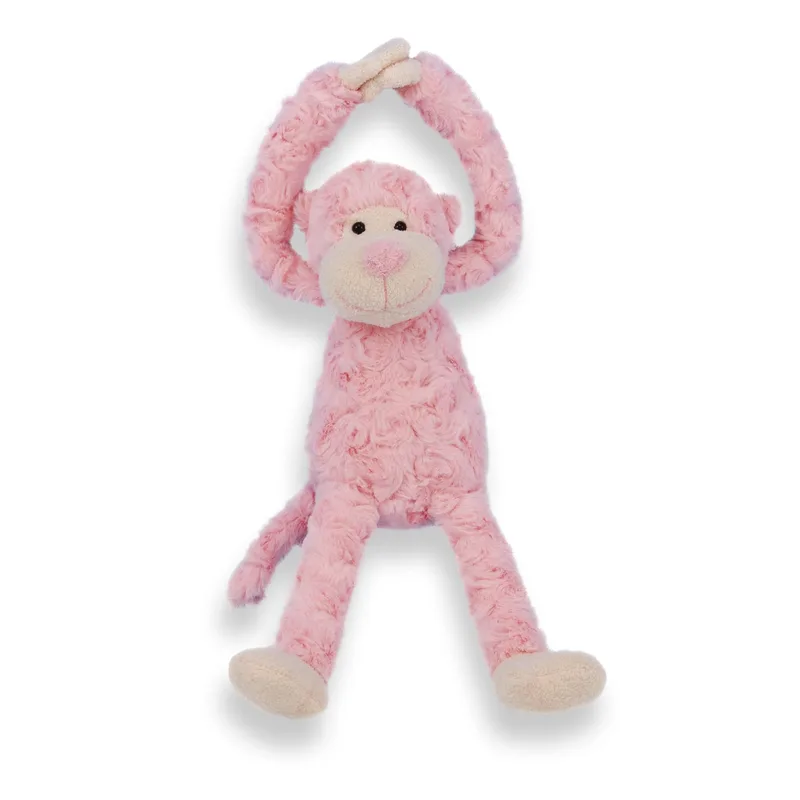 Knuffel Funnies Slinger Aapje Lichtroze 45cm fra Funnies – produktbillede