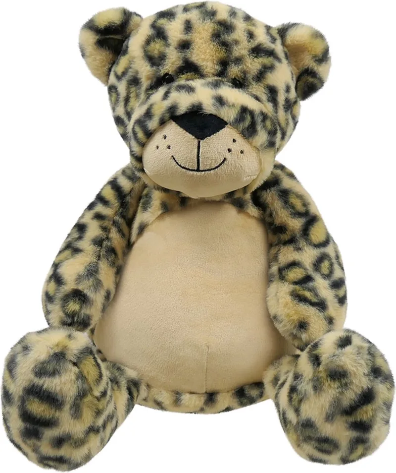 Knuffel Luipaard tummies 45cm - Zachte Knuffel voor Kinderen - Grote Pluche Knuffel - Knuffelspeelgoed voor Baby & Peuter - Cadeau voor Jongens & Meisjes van Funnies in Luipaard Geel – productfoto