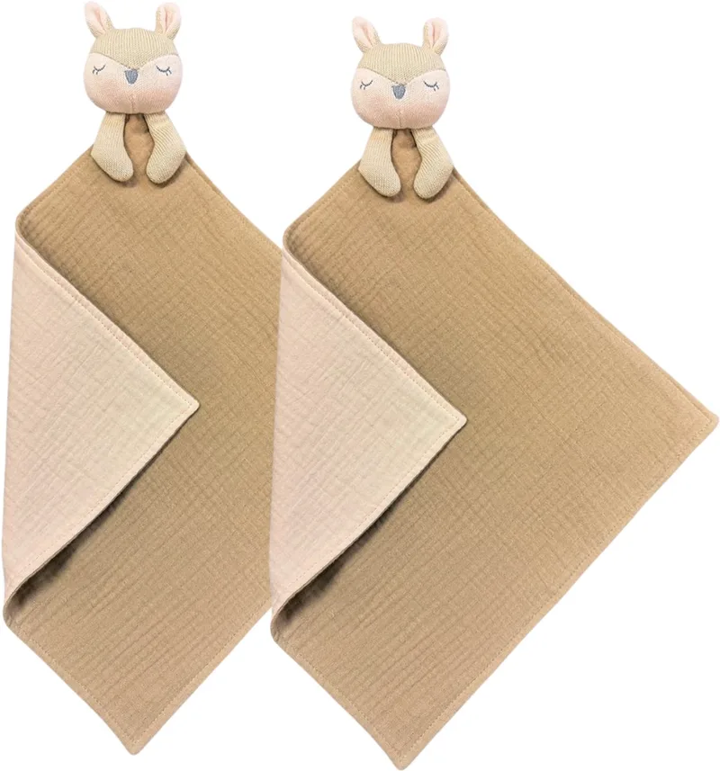 Knuffeldoekje Knuf 2-Pack - Set van 2 Zachte Knuffeldoekjes, Troostdoekjes, Babydoekjes - Heerlijk Zacht en Comfortabel - Perfect als Troostvriendje of Cadeau voor Baby’s en Peuters by Funnies in Nala – product photo