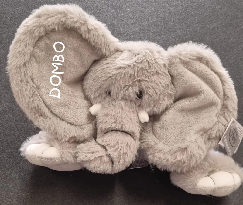 KnuffelOlifant-Olifant-Knuffel dier-Speelgoed-Baby knuffel de Funnies en Gris – photo produit
